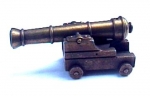 Cannon with gun carriage 55 mm / #1631-02