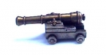 Cannon with gun carriage 45 mm / #1631-04