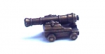 Cannon with gun carriage 35 mm / #1631-06
