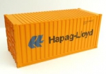 Container Hapag orange, 25x25x60 mm 1:100 / 90001