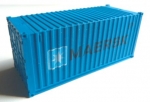 Container MAERSK blue 20 ft , 25x25x60 mm 1:100 / 90006