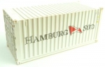 Container HAMBURG SD ws , 20 ft , 25x25x60 mm 1:100 / 90012