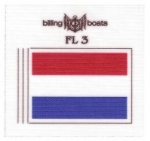 BB Flagge Niederland 32 x 46 mm / #BFL_3