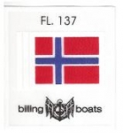 BB Flagge Norwegen 19 x 26 mm / #BFL_137