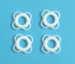 Rescue Ring , 12 x 12 mm , Ring 10 mm (4pc) / BF0136
