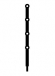 Relingsttze 33 mm 4 Dz , 1:32/35 (10 Stck) / 7-621