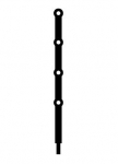 Handrail 44 mm 4 Dz , 1:25 (10 pcs) / 7-821