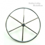Stearing Wheel 50 mm , metal , 1pc / #B50