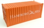Container HAMBURG SD or , 20 ft , 25x25x60 mm 1:100 / 90011