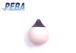 PEBA Rundfender , 20 mm , wei / 38-50024