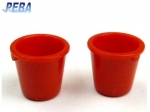 PEBA Bucket red , 11 x 10 mm , 1:25 , 2 pcs / 38256