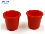 PEBA Eimer rot , 11 x 10 mm , 1:25 , 2 Stck / 38-50256