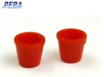 PEBA Bucket red , 6 x 5 mm , 1:50 , 2 pcs / 38258