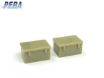 Deck Box light gray , 13 x 9 x 7 mm , 1:75 , 2 pcs / 38-50214