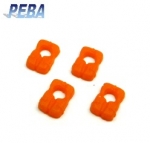 Rettungsweste 4 x 6 mm orange , 1:100 , 4 Stck / 38-50339