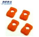 Rettungsweste 5 x 8 mm orange , 1:75 , 4 Stck / 38-50340