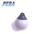 PEBA Fender round , 25 mm , gray  / 38-50028