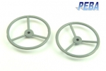 PEBA Steering wheel , 24 mm, 2 pcs / #38-50605