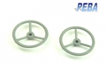 PEBA Steering wheel , 19 mm, 2 pcs / #38-50606