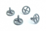 PEBA hand wheel 4 spokes, 8 mm, 4 pcs / #38-50636