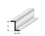 Styrene Profile Z-Beam 2.0 x 3.0 mm , 1000 mm