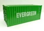 Container EVERGREEN, 20 ft , 25x25x60 mm 1:100 / 90013
