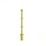 Handrail Stanchion 11 mm, 3 wire, 1:100, 10 pcs / #13-91011