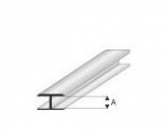 Kunststoffprofil Flach-Verbinder 2,0 mm , 1000 mm