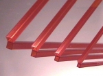 Color-Profil quadrat rot 4,0 x 4,0 mm