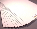 Super Styrene Sheet 194 x 320 mm white / 1,0 mm
