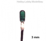 6 Volt / 50 mA , 3 mm Mini-Lamp green